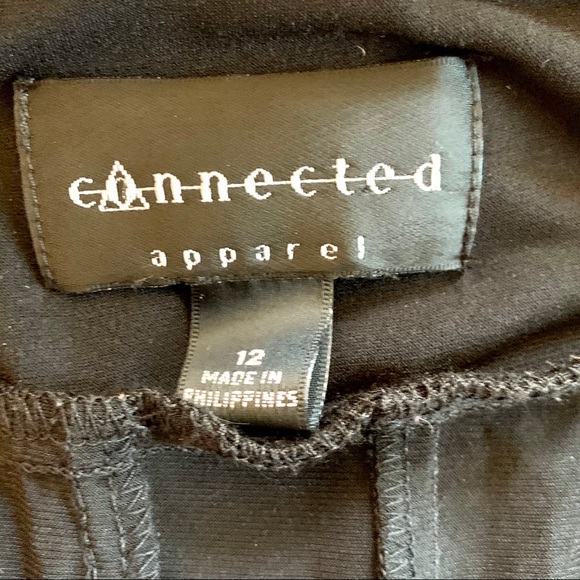 CONNECTED little black dress size 12 NWOT - Picture 4 of 7